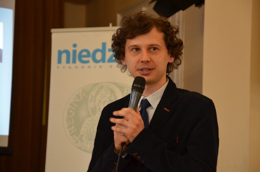 14 lutego 2020. Odsłonięcie tablicy Henryka i Karola Czeczów w Bieżanowie. Fot. Janusz Ślęzak (IPN)