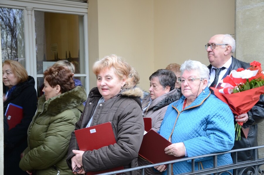 14 lutego 2020. Odsłonięcie tablicy Henryka i Karola Czeczów w Bieżanowie. Fot. Janusz Ślęzak (IPN)