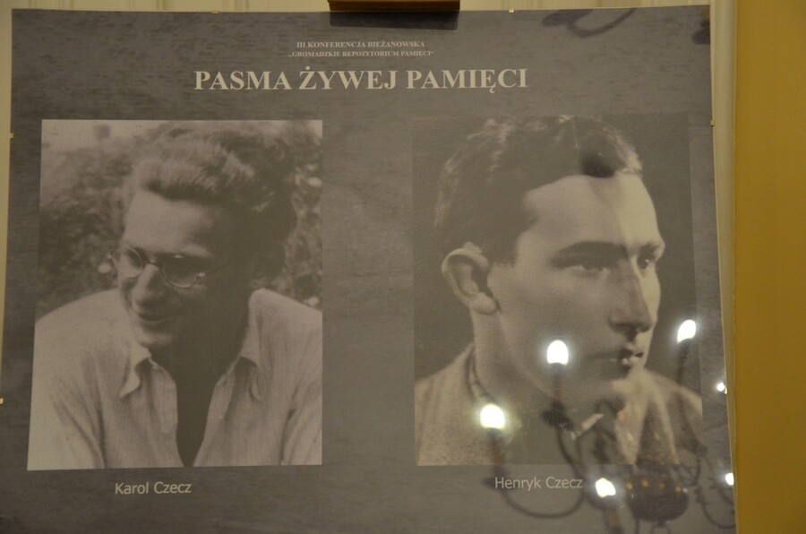 14 lutego 2020. Odsłonięcie tablicy Henryka i Karola Czeczów w Bieżanowie. Fot. Janusz Ślęzak (IPN)