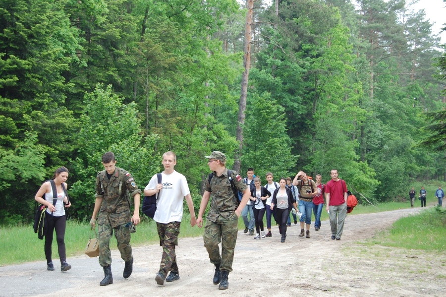 Na trasie rajdu – okolice Wykusu