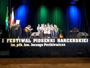 I Festiwal Piosenki Harcerskiej im. płk. hm. Pertkiewicza w Żabnie