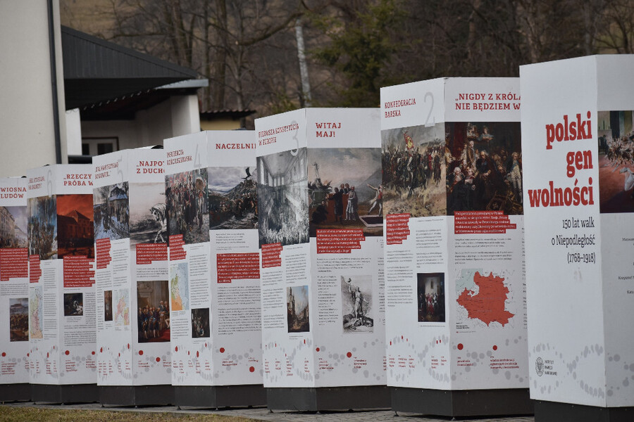 14.02.2020, Rytro. Otwarcie wystawy „Polski gen wolności”. Fot. IPN