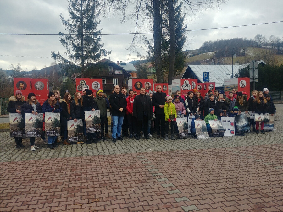 14.02.2020, Rytro. Otwarcie wystawy „Polski gen wolności”. Fot. IPN