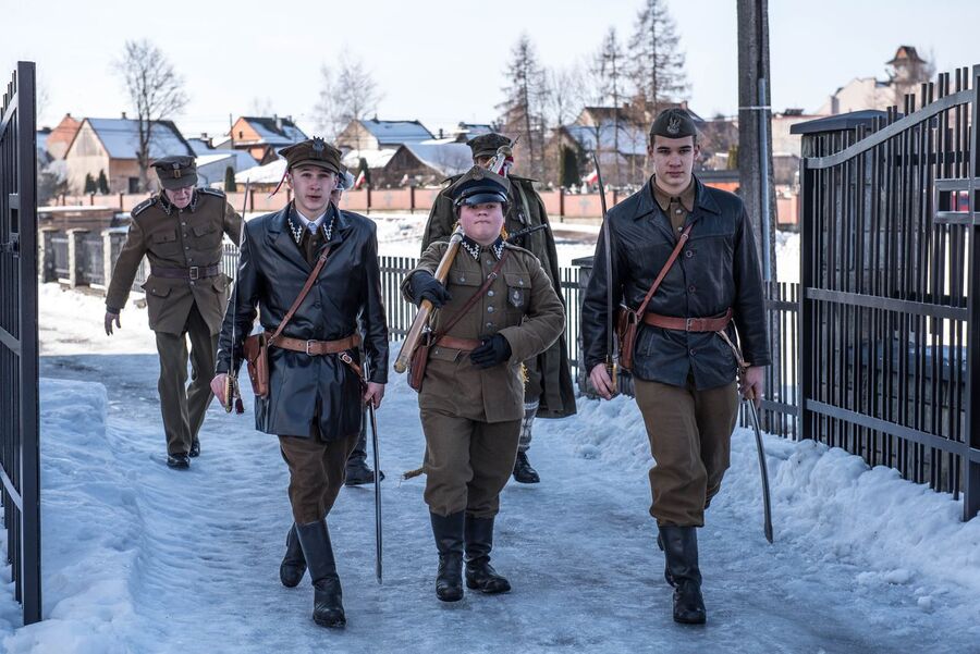 73. rocznica śmierci Józefa Kurasia „Ognia” – Waksmund, 15 lutego 2020 r. Fot. Agnieszka Masłowska IPN