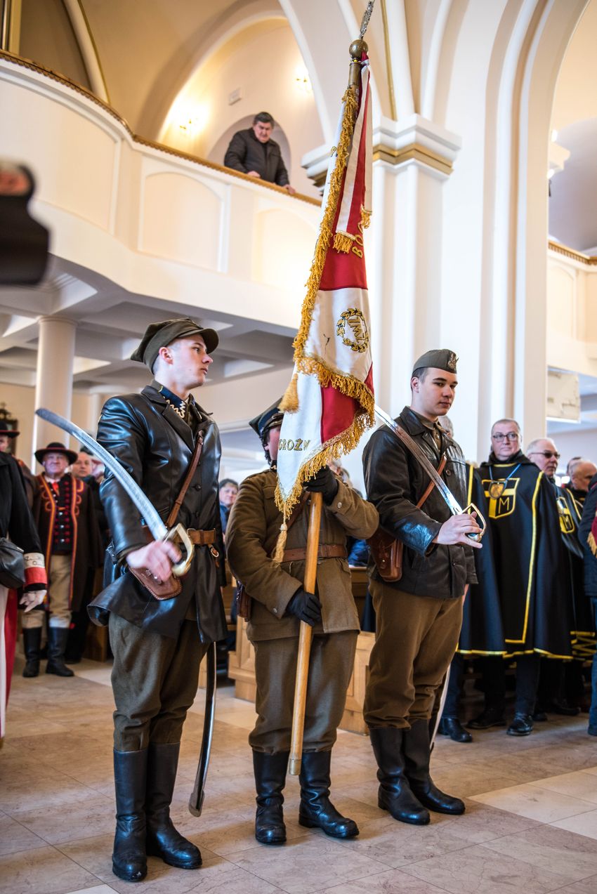 73. rocznica śmierci Józefa Kurasia „Ognia” – Waksmund, 15 lutego 2020 r. Fot. Agnieszka Masłowska IPN