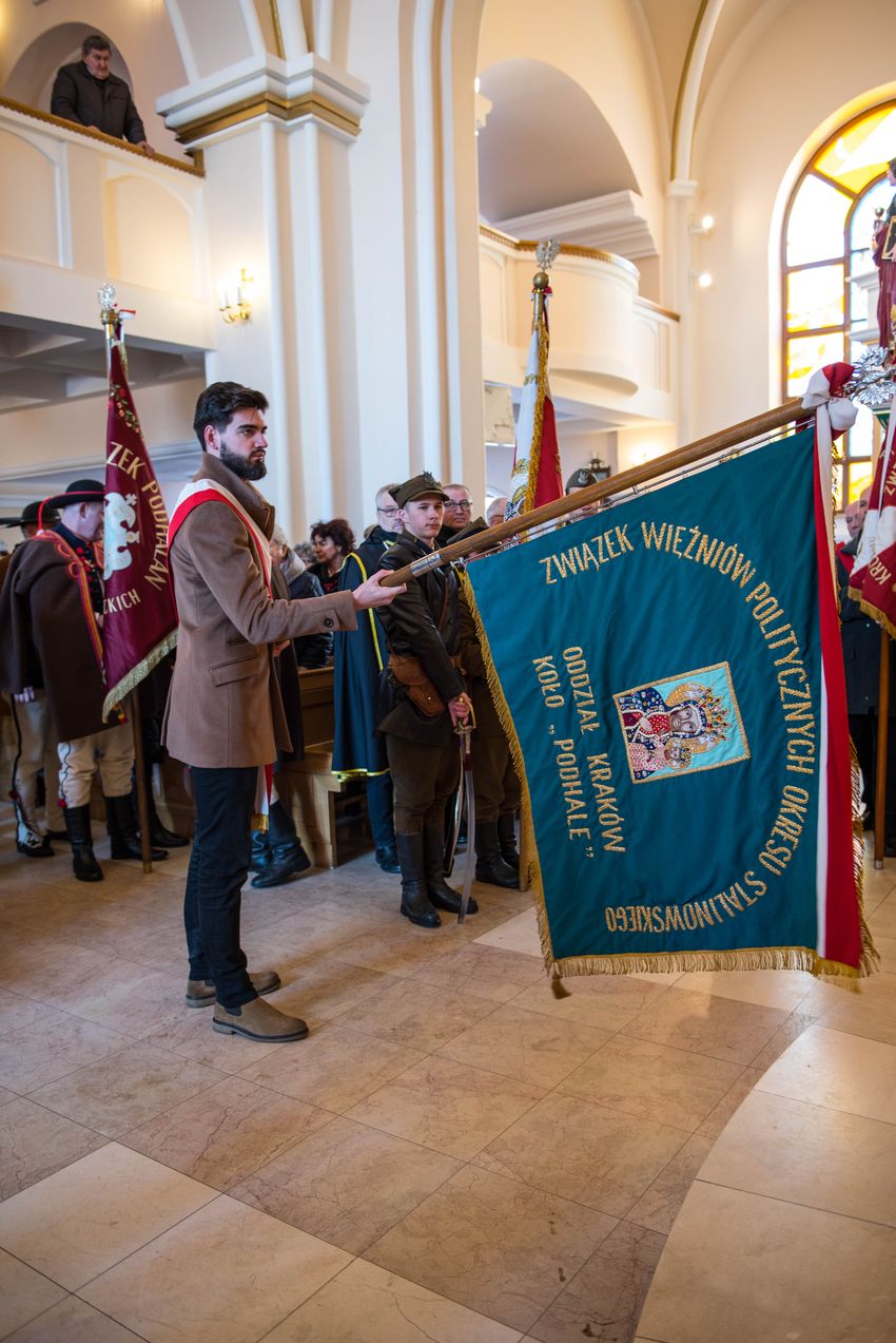 73. rocznica śmierci Józefa Kurasia „Ognia” – Waksmund, 15 lutego 2020 r. Fot. Agnieszka Masłowska IPN