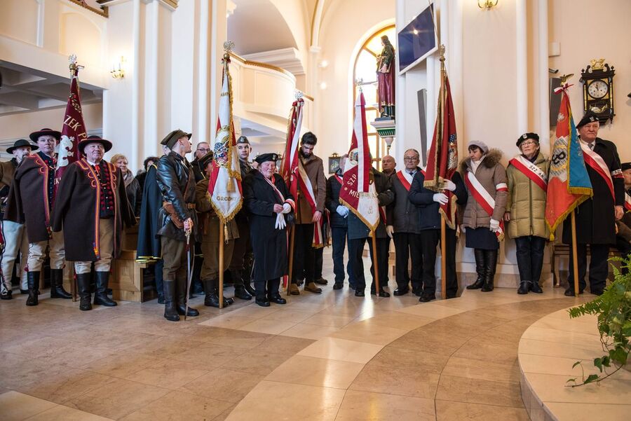 73. rocznica śmierci Józefa Kurasia „Ognia” – Waksmund, 15 lutego 2020 r. Fot. Agnieszka Masłowska IPN