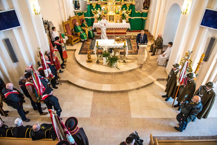 73. rocznica śmierci Józefa Kurasia „Ognia” – Waksmund, 15 lutego 2020 r. Fot. Agnieszka Masłowska IPN