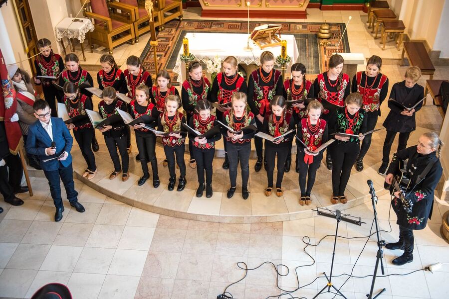 73. rocznica śmierci Józefa Kurasia „Ognia” – Waksmund, 15 lutego 2020 r. Fot. Agnieszka Masłowska IPN