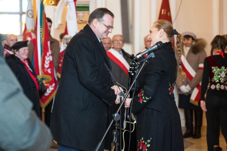 73. rocznica śmierci Józefa Kurasia „Ognia” – Waksmund, 15 lutego 2020 r. Fot. Agnieszka Masłowska IPN