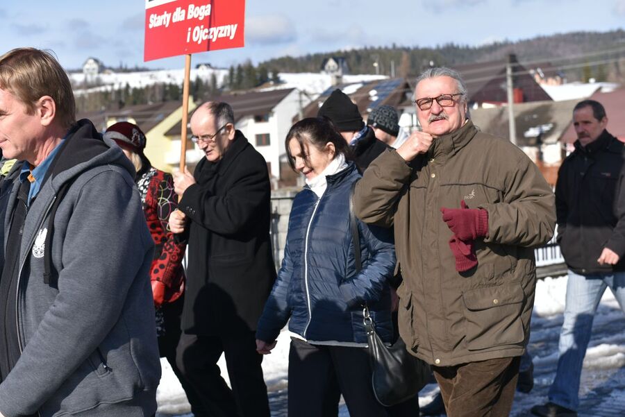 73. rocznica śmierci Józefa Kurasia „Ognia” – Waksmund, 15 lutego 2020 r. Fot. Agnieszka Masłowska IPN