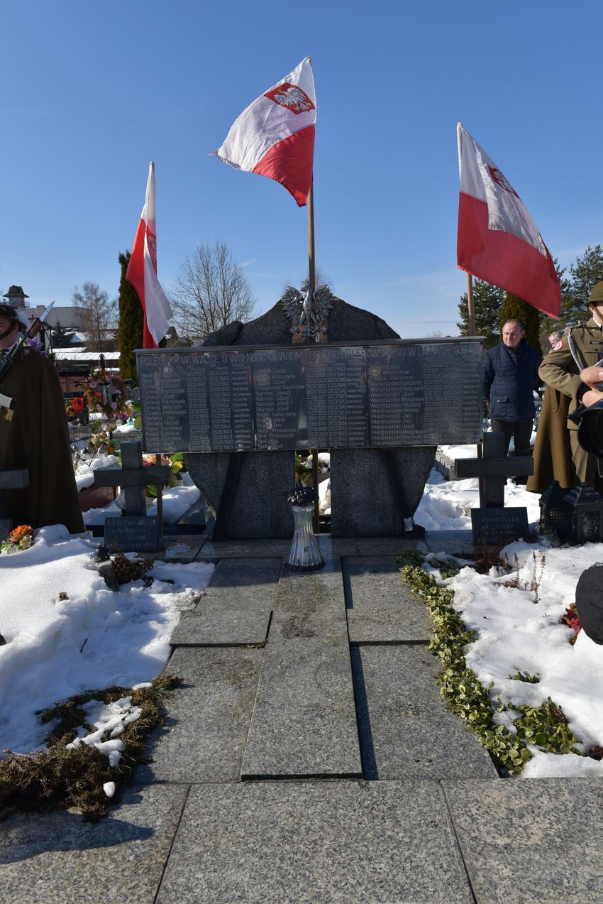 73. rocznica śmierci Józefa Kurasia „Ognia” – Waksmund, 15 lutego 2020 r. Fot. Agnieszka Masłowska IPN