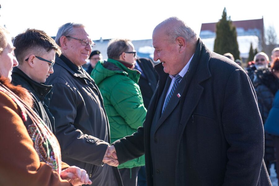 73. rocznica śmierci Józefa Kurasia „Ognia” – Waksmund, 15 lutego 2020 r. Fot. Agnieszka Masłowska IPN