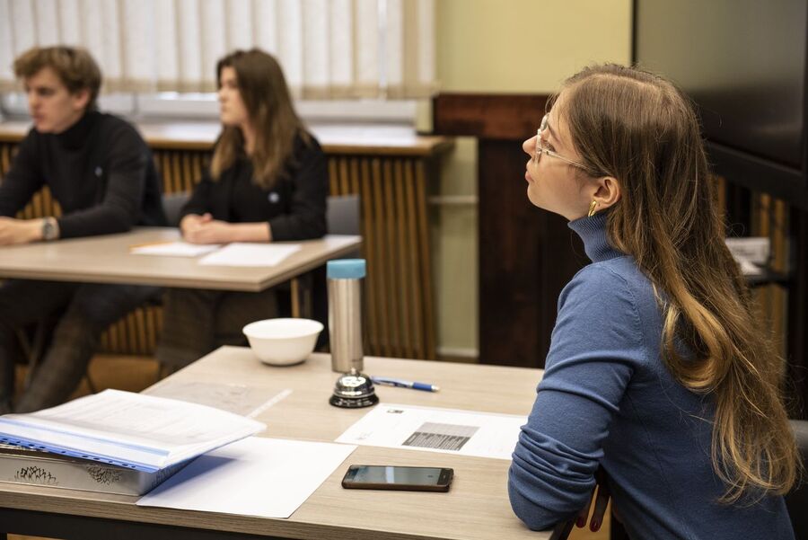 Małopolski Turniej Debat Historycznych – eliminacje w Krakowie, 20.02.2020. Fot. Agnieszka Masłowska IPN