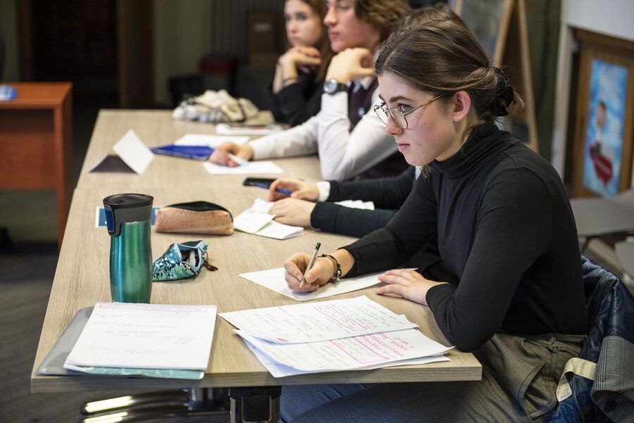Małopolski Turniej Debat Historycznych – eliminacje w Krakowie, 20.02.2020. Fot. Agnieszka Masłowska IPN