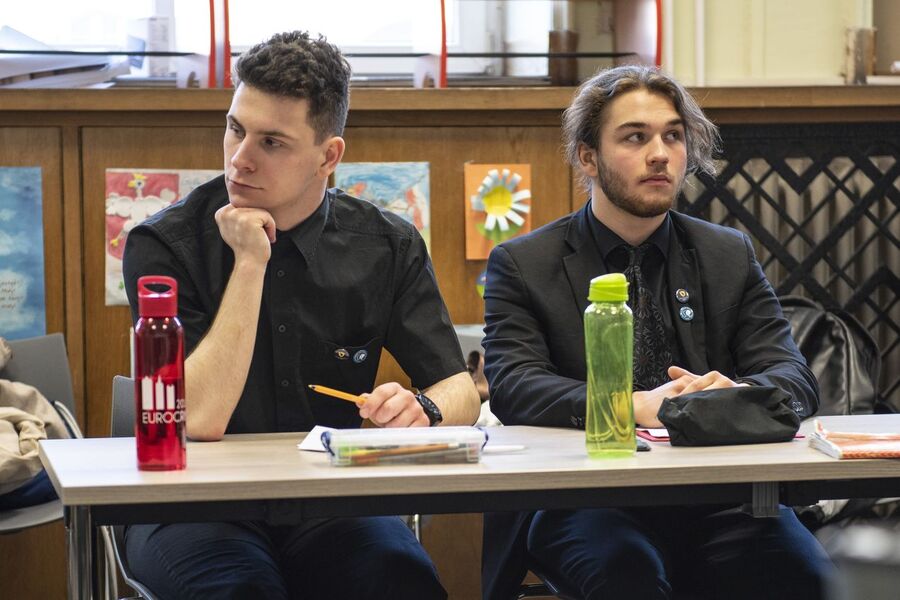 Małopolski Turniej Debat Historycznych – eliminacje w Krakowie, 20.02.2020. Fot. Agnieszka Masłowska IPN