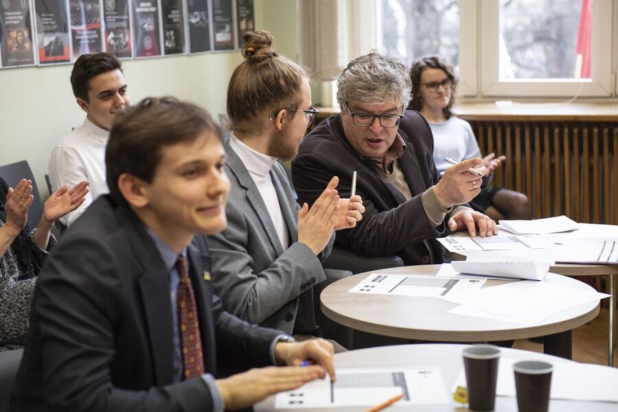 Małopolski Turniej Debat Historycznych – eliminacje w Krakowie, 20.02.2020. Fot. Agnieszka Masłowska IPN