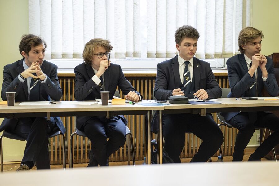 Małopolski Turniej Debat Historycznych – eliminacje w Krakowie, 20.02.2020. Fot. Agnieszka Masłowska IPN