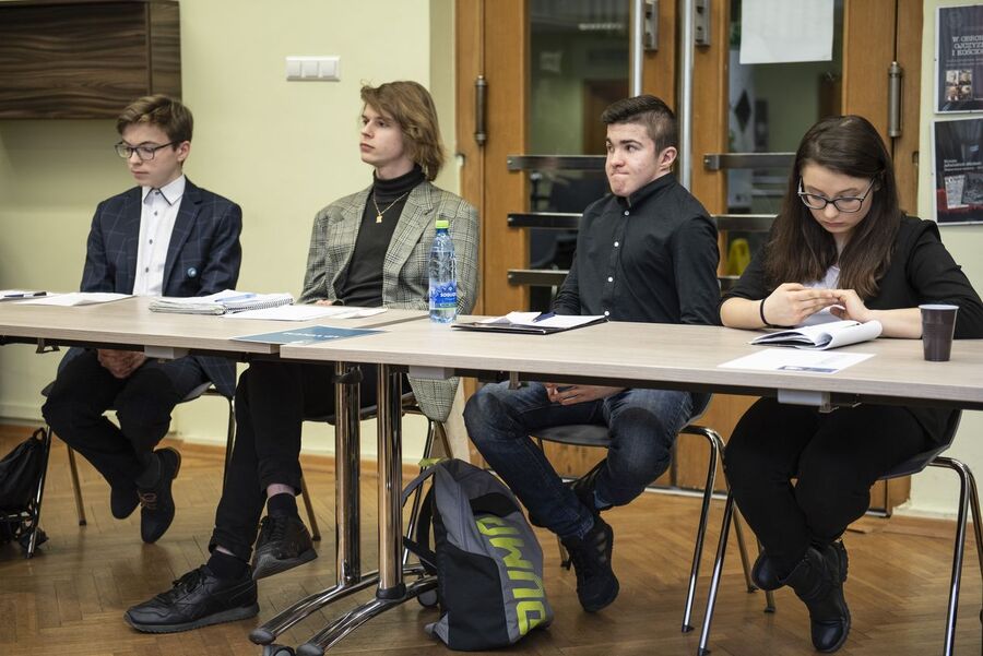 Małopolski Turniej Debat Historycznych – eliminacje w Krakowie, 20.02.2020. Fot. Agnieszka Masłowska IPN