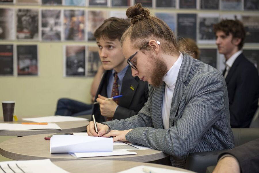 Małopolski Turniej Debat Historycznych – eliminacje w Krakowie, 20.02.2020. Fot. Agnieszka Masłowska IPN