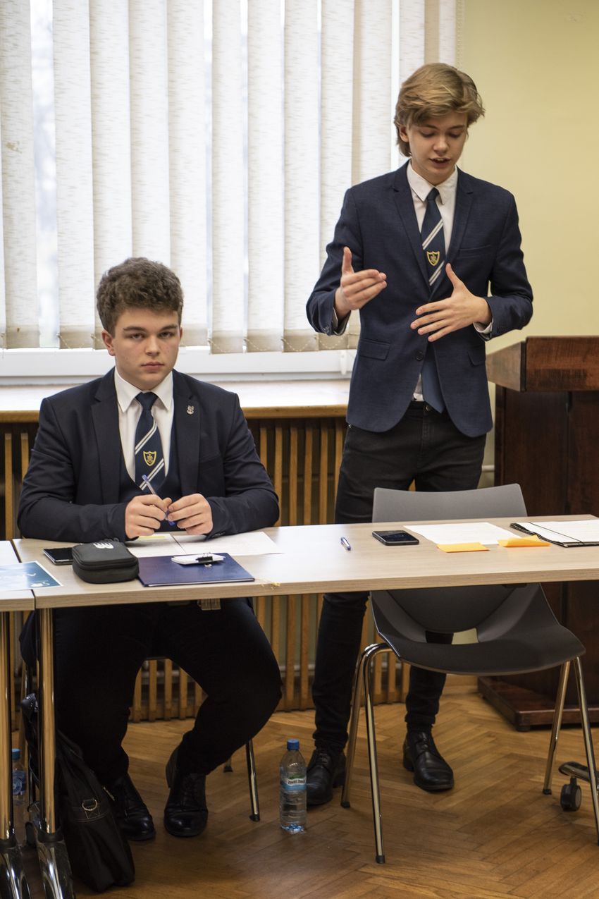 Małopolski Turniej Debat Historycznych – eliminacje w Krakowie, 20.02.2020. Fot. Agnieszka Masłowska IPN