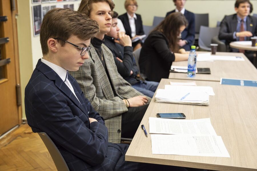 Małopolski Turniej Debat Historycznych – eliminacje w Krakowie, 20.02.2020. Fot. Agnieszka Masłowska IPN