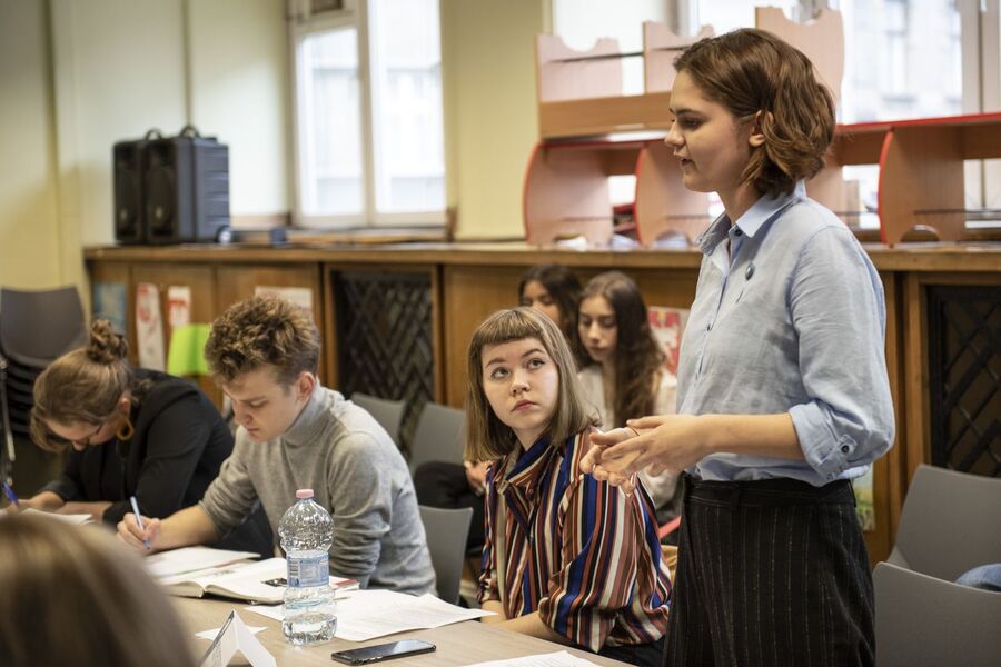 Małopolski Turniej Debat Historycznych – eliminacje w Krakowie, 20.02.2020. Fot. Agnieszka Masłowska IPN