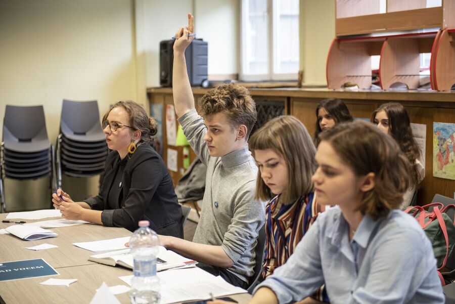 Małopolski Turniej Debat Historycznych – eliminacje w Krakowie, 20.02.2020. Fot. Agnieszka Masłowska IPN