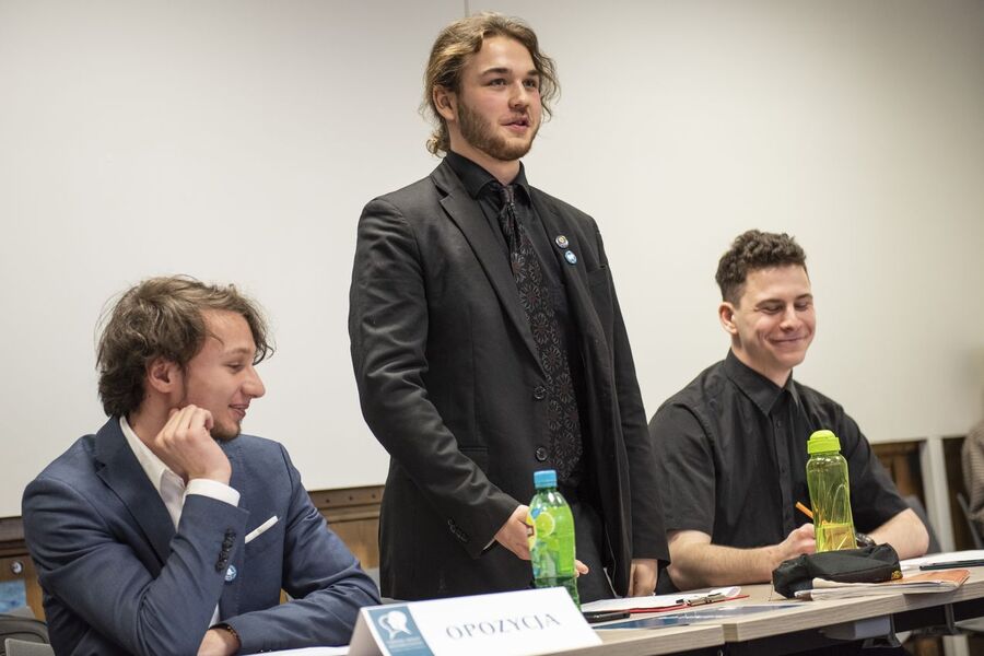 Małopolski Turniej Debat Historycznych – eliminacje w Krakowie, 20.02.2020. Fot. Agnieszka Masłowska IPN