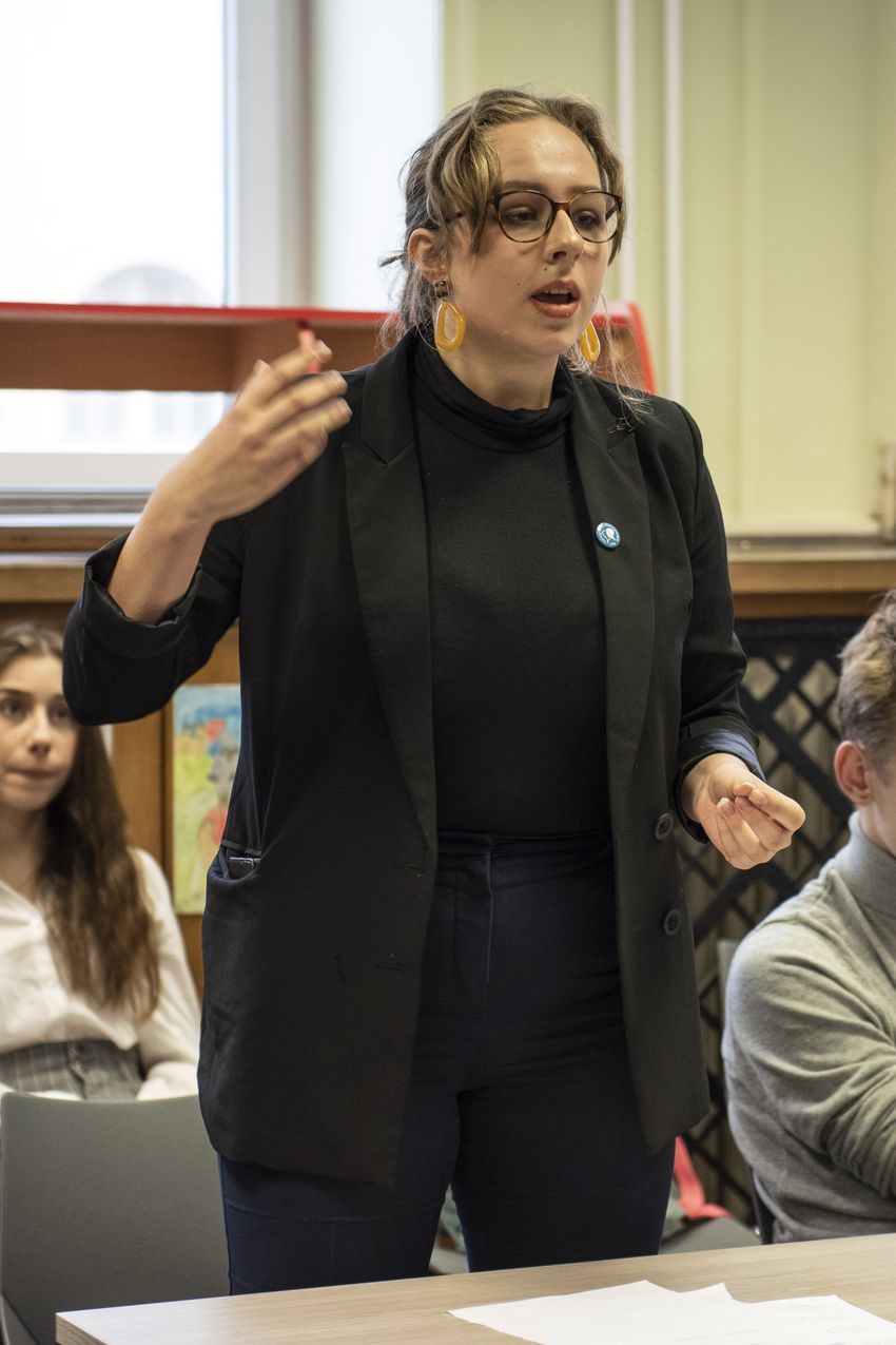 Małopolski Turniej Debat Historycznych – eliminacje w Krakowie, 20.02.2020. Fot. Agnieszka Masłowska IPN