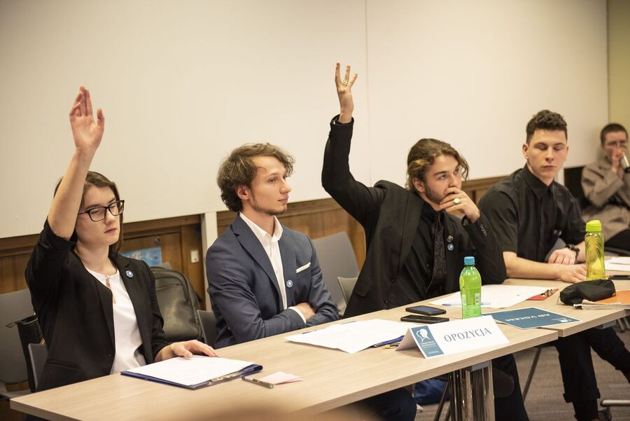 Małopolski Turniej Debat Historycznych – eliminacje w Krakowie, 20.02.2020. Fot. Agnieszka Masłowska IPN