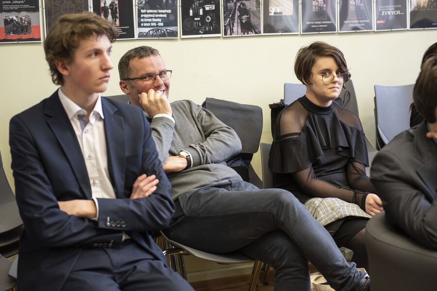 Małopolski Turniej Debat Historycznych – eliminacje w Krakowie, 20.02.2020. Fot. Agnieszka Masłowska IPN