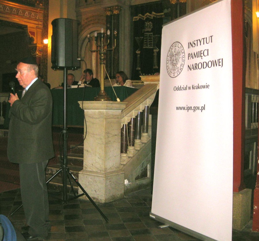 Promocja książki w Synagodze Tempel w Krakowie