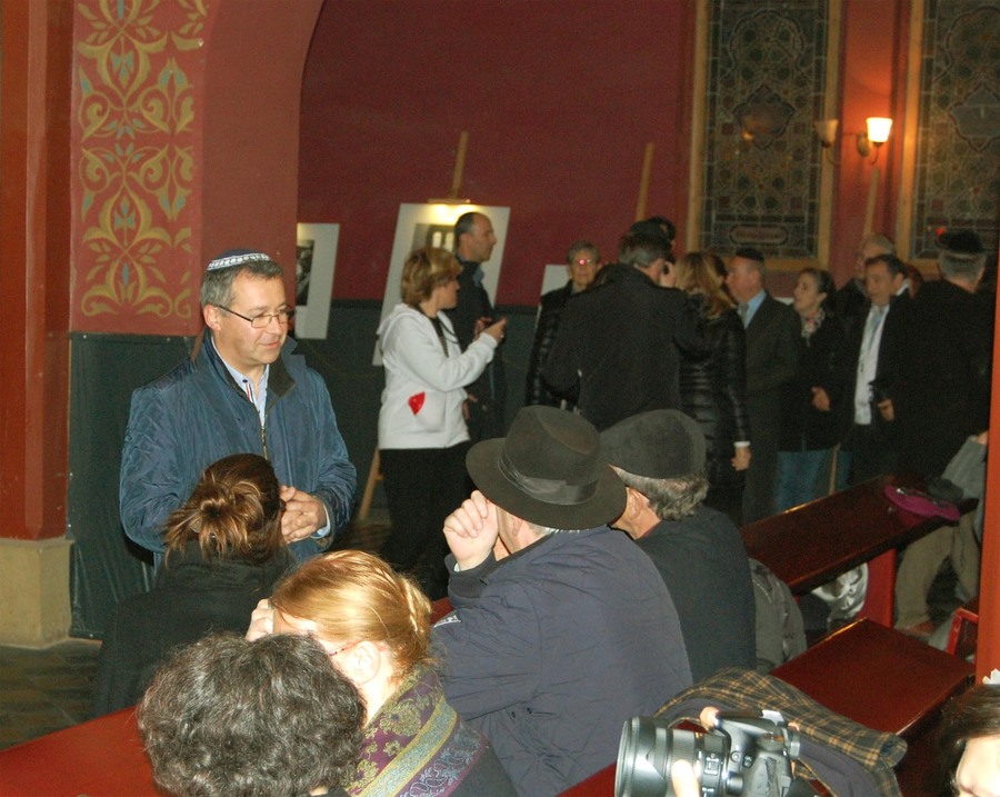 Promocja książki w Synagodze Tempel w Krakowie