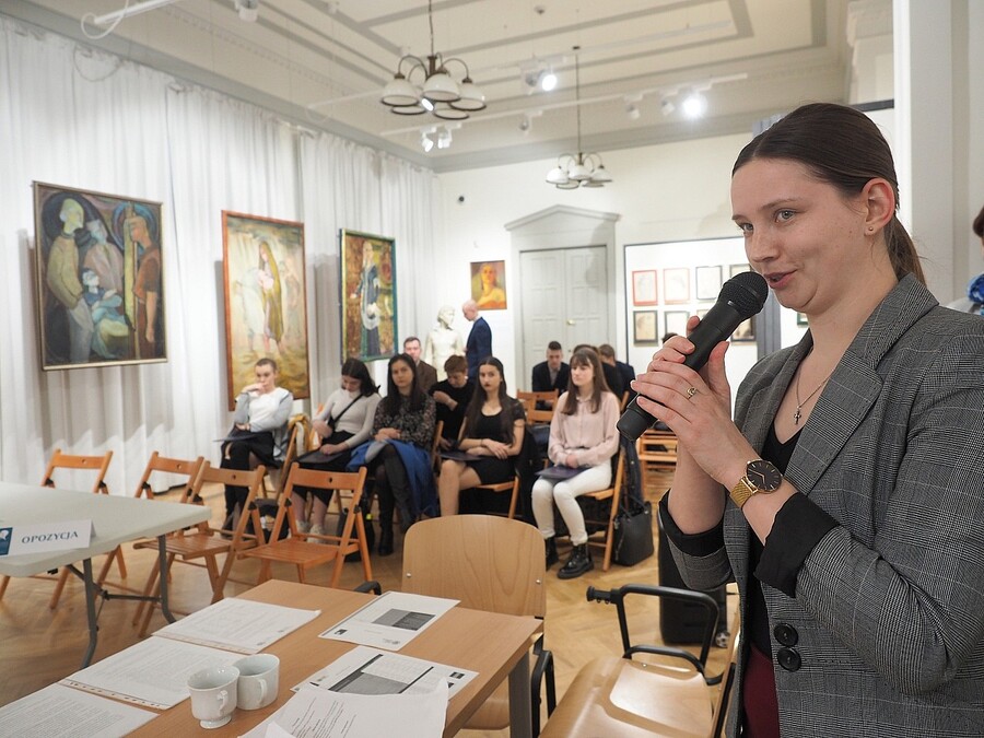 24.02.2020, Nowy Sącz. Eliminacje Małopolskiego Turnieju Debat Historycznych. Fot. Roksana Szczypta-Szczęch (IPN)