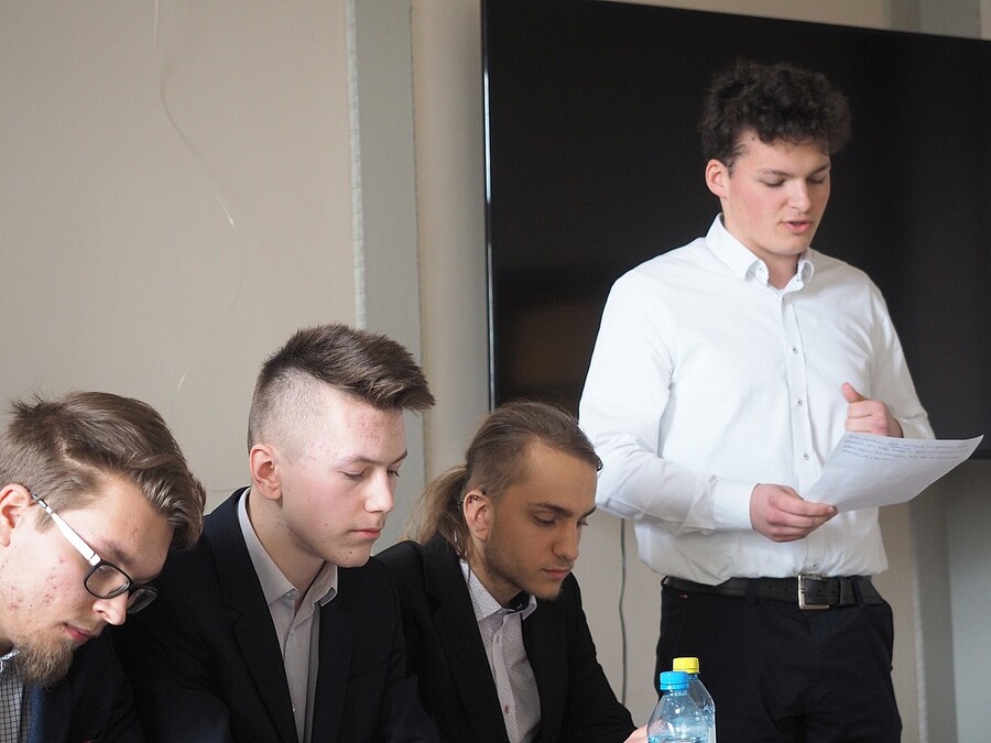 24.02.2020, Nowy Sącz. Eliminacje Małopolskiego Turnieju Debat Historycznych. Fot. Roksana Szczypta-Szczęch (IPN)