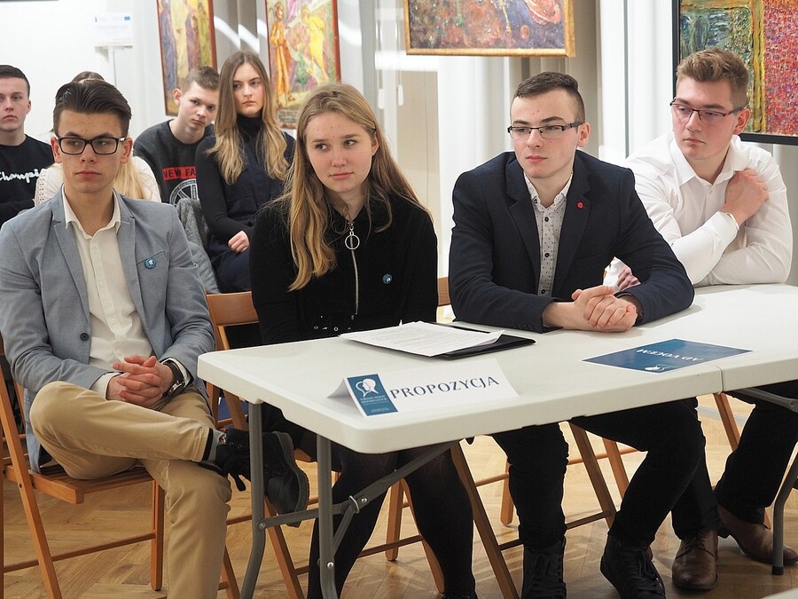 24.02.2020, Nowy Sącz. Eliminacje Małopolskiego Turnieju Debat Historycznych. Fot. Roksana Szczypta-Szczęch (IPN)