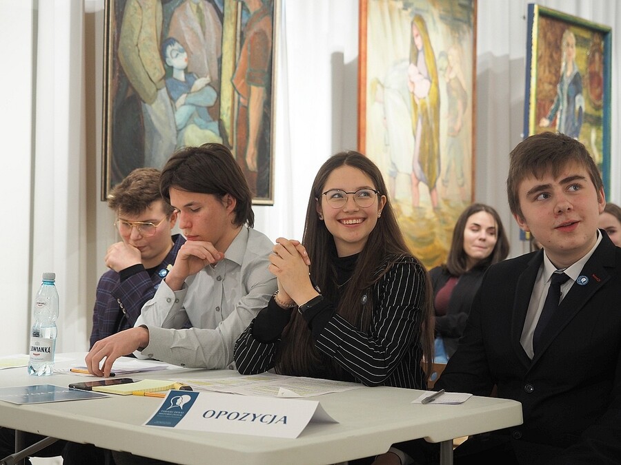24.02.2020, Nowy Sącz. Eliminacje Małopolskiego Turnieju Debat Historycznych. Fot. Roksana Szczypta-Szczęch (IPN)