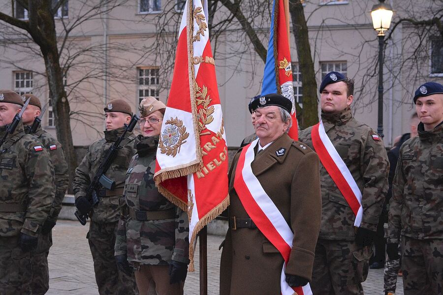 1.03.2020. Kieleckie obchody Narodowego Dnia Pamięci Żołnierzy Wyklętych. Fot. Katarzyna Pronobis (IPN)