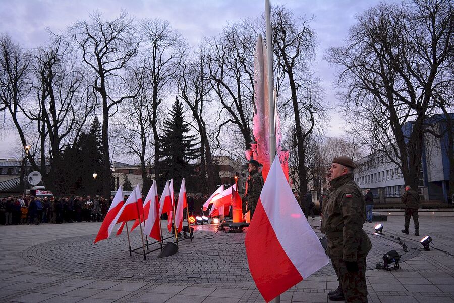 1.03.2020. Kieleckie obchody Narodowego Dnia Pamięci Żołnierzy Wyklętych. Fot. Katarzyna Pronobis (IPN)