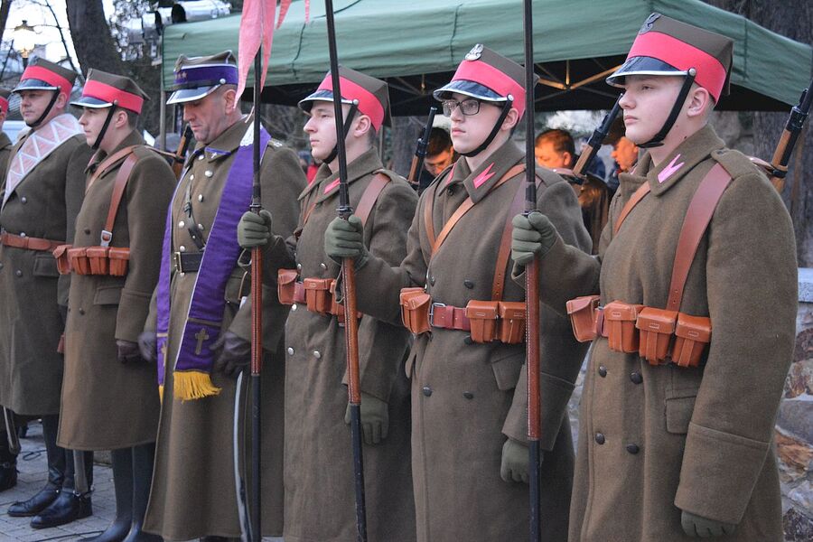 1.03.2020. Kieleckie obchody Narodowego Dnia Pamięci Żołnierzy Wyklętych. Fot. Katarzyna Pronobis (IPN)
