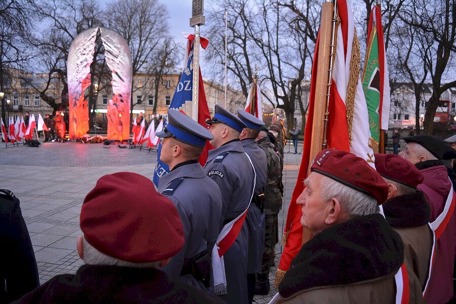 1.03.2020. Kieleckie obchody Narodowego Dnia Pamięci Żołnierzy Wyklętych. Fot. Katarzyna Pronobis (IPN)