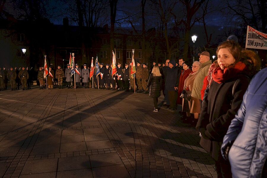1.03.2020. Kieleckie obchody Narodowego Dnia Pamięci Żołnierzy Wyklętych. Fot. Katarzyna Pronobis (IPN)
