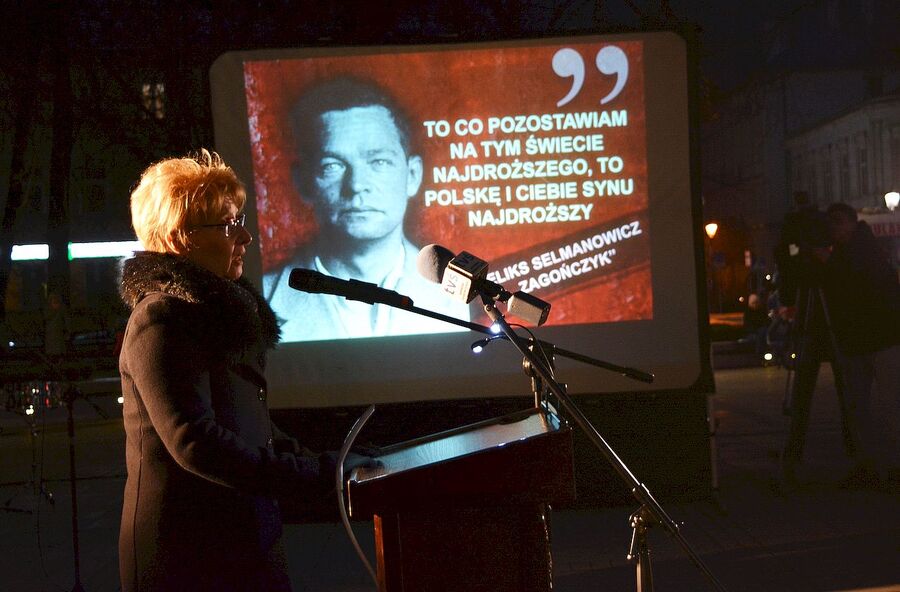 1.03.2020. Kieleckie obchody Narodowego Dnia Pamięci Żołnierzy Wyklętych. Fot. Katarzyna Pronobis (IPN)