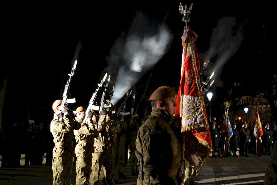 1.03.2020. Kieleckie obchody Narodowego Dnia Pamięci Żołnierzy Wyklętych. Fot. Katarzyna Pronobis (IPN)