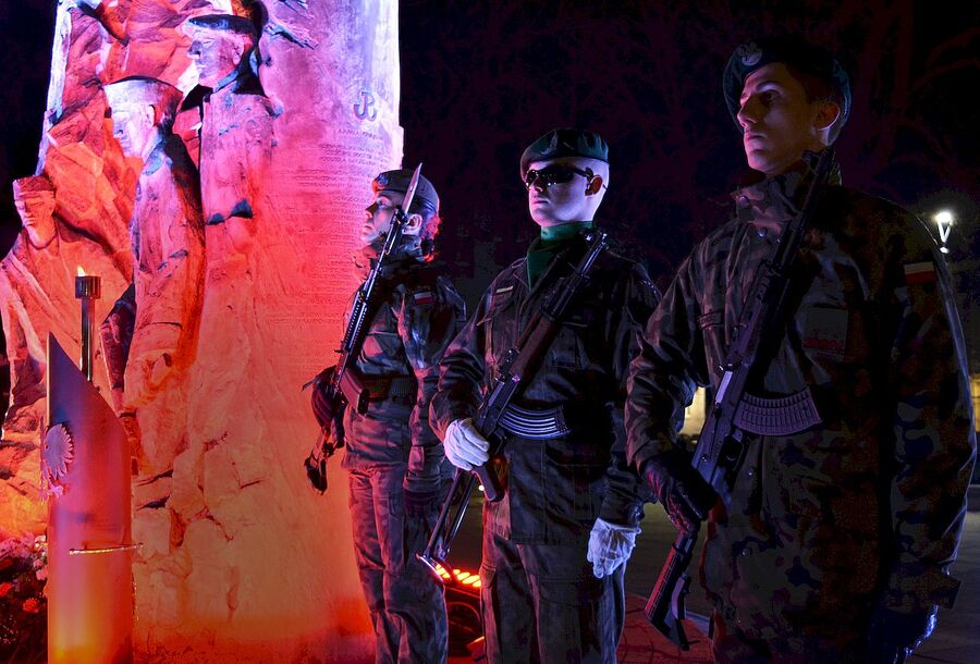 1.03.2020. Kieleckie obchody Narodowego Dnia Pamięci Żołnierzy Wyklętych. Fot. Katarzyna Pronobis (IPN)