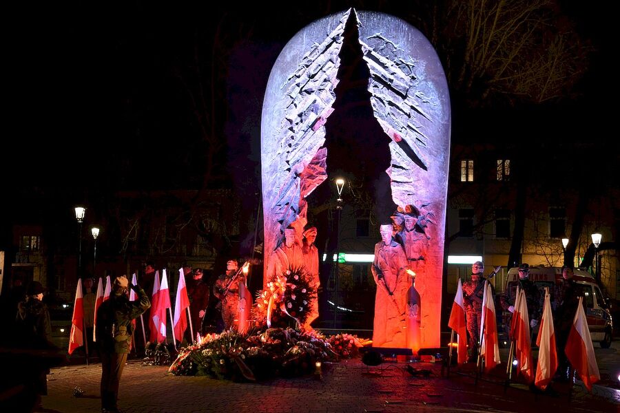 1.03.2020. Kieleckie obchody Narodowego Dnia Pamięci Żołnierzy Wyklętych. Fot. Katarzyna Pronobis (IPN)