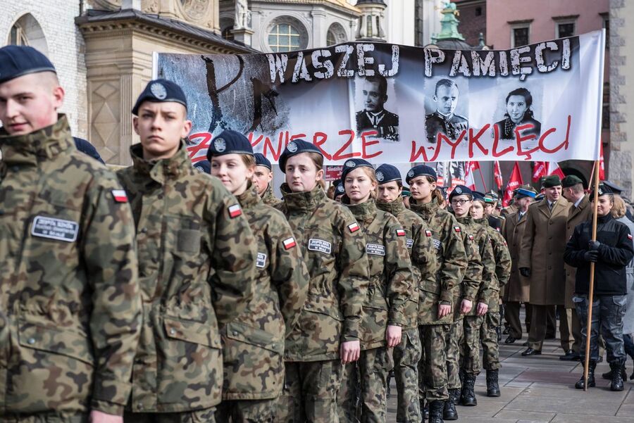 Narodowy Dzień Pamięci Żołnierzy Wyklętych – Kraków, 1 marca 2020. Fot. Agnieszka Masłowska IPN
