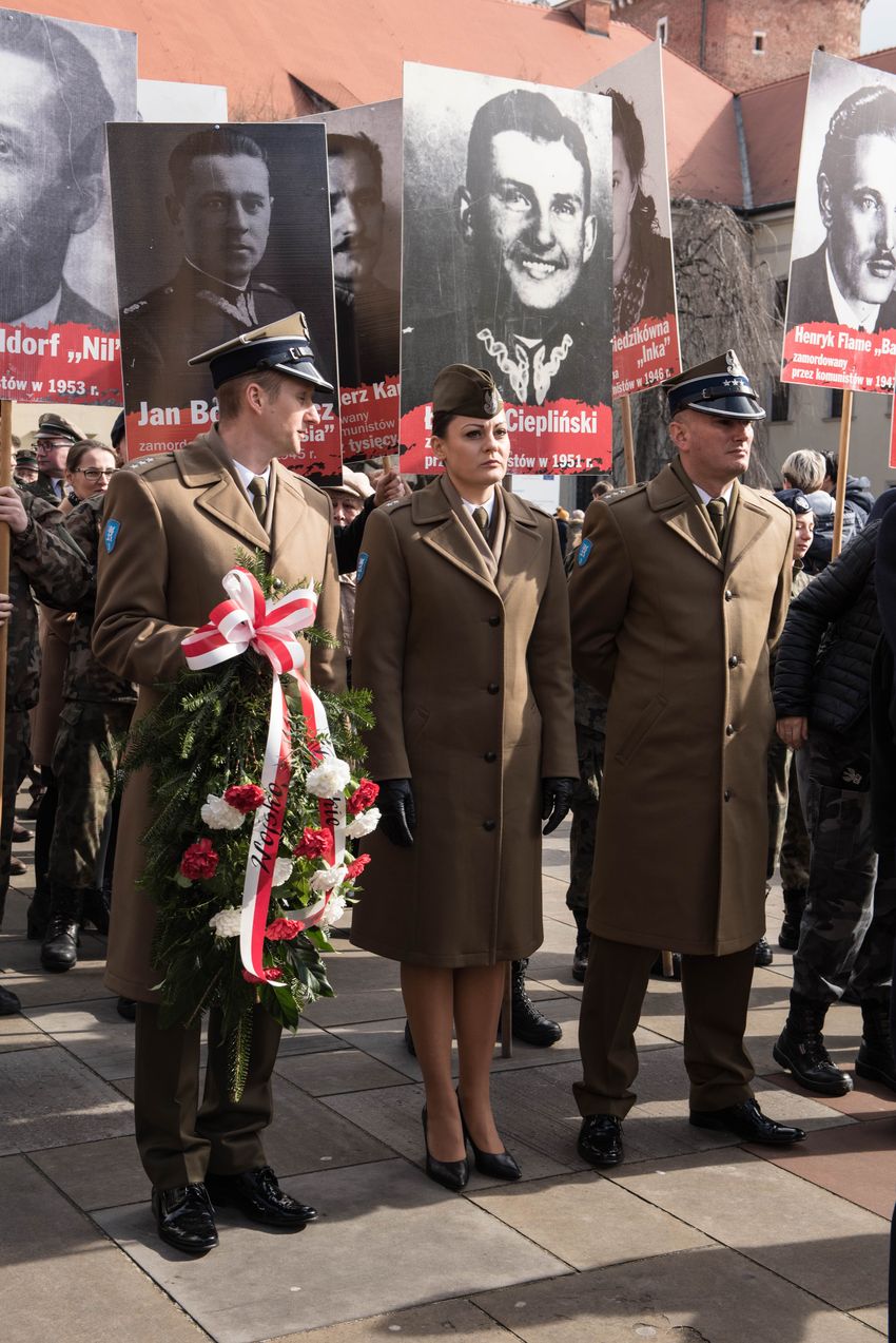 Narodowy Dzień Pamięci Żołnierzy Wyklętych – Kraków, 1 marca 2020. Fot. Agnieszka Masłowska IPN
