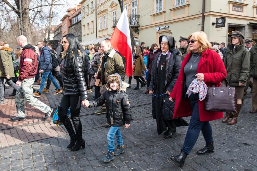 Narodowy Dzień Pamięci Żołnierzy Wyklętych – Kraków, 1 marca 2020. Fot. Agnieszka Masłowska IPN